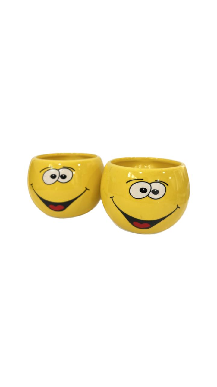 small ceramic pots in  | pink | yellow | purple | green (SOLD PER PC)